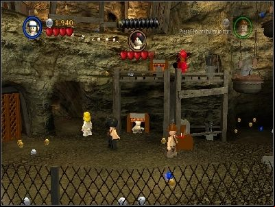 As a child use the hatch and hit a healer - Chapter 4 - Free the Slaves - part 2 - The Temple of Doom - LEGO Indiana Jones: The Original Adventures - Game Guide and Walkthrough