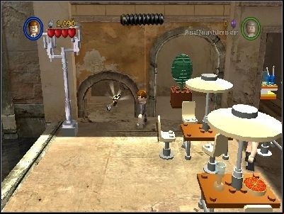As Indy use whip to jump above water - Chapter 1 - The Hunt for Sir Richard - part 1 - The Last Crusade - LEGO Indiana Jones: The Original Adventures - Game Guide and Walkthrough