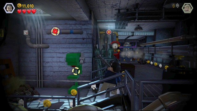 You will find the fourth one on the left side, before the last steam valve - Restoring power | Jurassic Park - secrets - Jurassic Park - secrets (missions) - LEGO Jurassic World Game Guide & Walkthrough