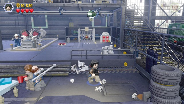 Second dumpster can be found near the tires - Isla Sorna | Jurassic Park - The Lost World - secrets - Jurassic Park - The Lost World - secrets (missions) - LEGO Jurassic World Game Guide & Walkthrough