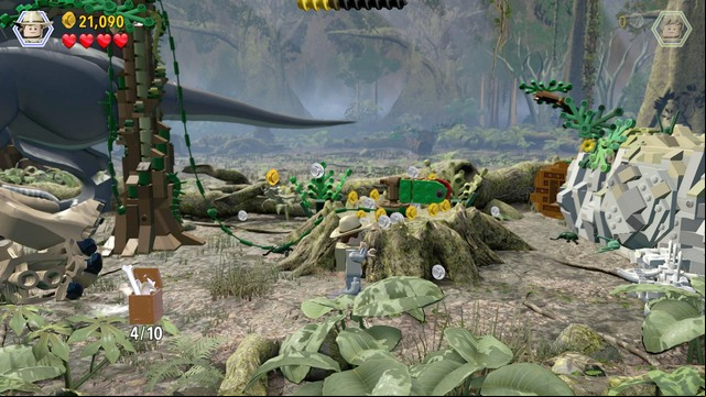 Minikit #3 - Spinosaurus | Jurassic Park III - secrets - Jurassic Park III - secrets (missions) - LEGO Jurassic World Game Guide & Walkthrough