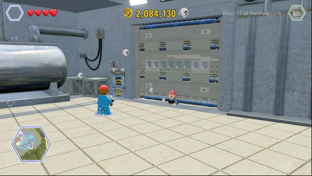 As Jophery, walk to the generator and load up the energy in order to open the door - Visitors Center | Jurassic Park - secrets in free roam - Jurassic Park - secrets in free roam - LEGO Jurassic World Game Guide & Walkthrough