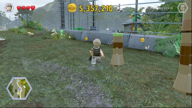 Walk up the column as Billy and use the parachute at the end of the road - Carnivore Territory | Jurassic Park - secrets in free roam - Jurassic Park - secrets in free roam - LEGO Jurassic World Game Guide & Walkthrough
