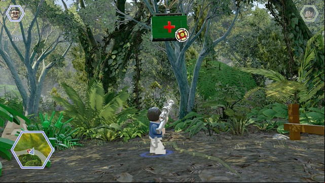Second one can be found in the container - Shady Grove | Jurassic World - secrets in free roam - Jurassic World - secrets in free roam - LEGO Jurassic World Game Guide & Walkthrough