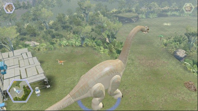 As brachiosaurus or apatosaurus, approach the platforms on the ground and use quakes to destroy them - Gyrosphere Valley | Jurassic World - secrets in free roam - Jurassic World - secrets in free roam - LEGO Jurassic World Game Guide & Walkthrough
