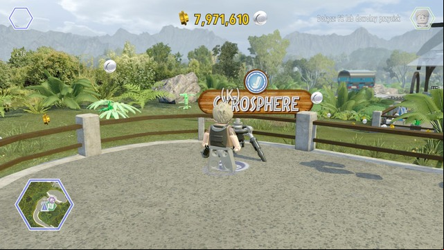 Walk to the tripod shown on the picture and, as Billy, take a picture to your collection - Gyrosphere Valley | Jurassic World - secrets in free roam - Jurassic World - secrets in free roam - LEGO Jurassic World Game Guide & Walkthrough
