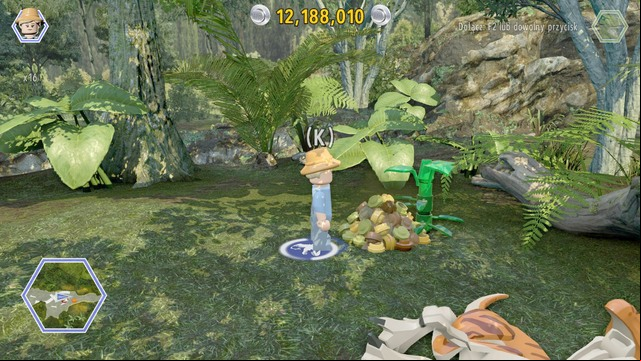 Check the dinosaurs excrements to learn what items you need to heal him - Safari Plains | Jurassic World - secrets in free roam - Jurassic World - secrets in free roam - LEGO Jurassic World Game Guide & Walkthrough