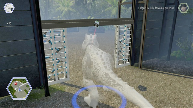 Using Indominus camouflage, get inside the stall - Indominus Territory | Jurassic World - secrets in free roam - Jurassic World - secrets in free roam - LEGO Jurassic World Game Guide & Walkthrough