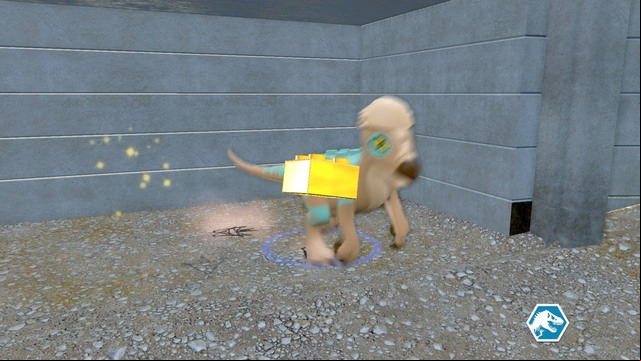 Use pachycephalosaurus to destroy the orange wall - East Boardwalk | Jurassic World - secrets in free roam - Jurassic World - secrets in free roam - LEGO Jurassic World Game Guide & Walkthrough
