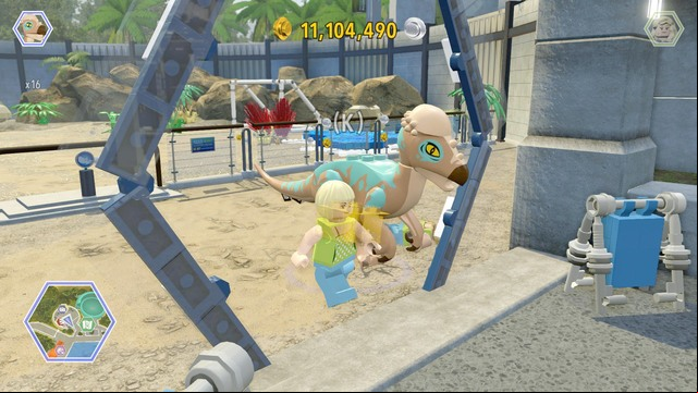 To make it easier, participate in the race as pachycephalosaurus - East Boardwalk | Jurassic World - secrets in free roam - Jurassic World - secrets in free roam - LEGO Jurassic World Game Guide & Walkthrough
