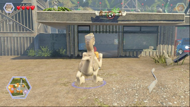 As raptor, jump on the road - Communications Center | Jurassic Park - The Lost World - secrets in free roam - Jurassic Park - The Lost World - secrets in free roam - LEGO Jurassic World Game Guide & Walkthrough