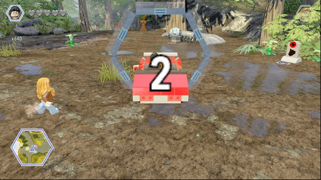 Using the car, position yourself on the starting line and finish the race in the time limit - Mobile Lab Site | Jurassic Park - The Lost World - secrets in free roam - Jurassic Park - The Lost World - secrets in free roam - LEGO Jurassic World Game Guide & Walkthrough