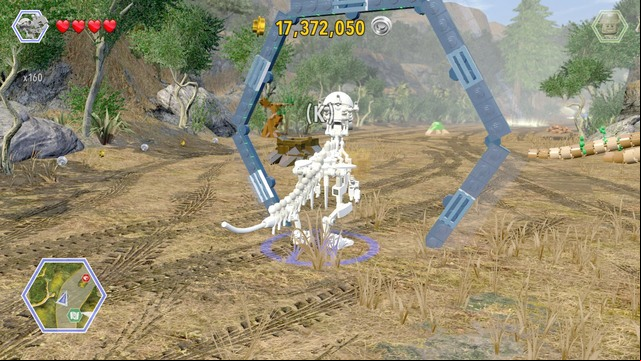 Participate in the race as pachycephalosaurus and finish the track in the time limit - Hunting Plains | Jurassic Park - The Lost World - secrets in free roam - Jurassic Park - The Lost World - secrets in free roam - LEGO Jurassic World Game Guide & Walkthrough