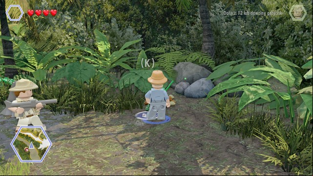 As Ellie, walk to the plant and water it up - Long Grass | Jurassic Park - The Lost World - secrets in free roam - Jurassic Park - The Lost World - secrets in free roam - LEGO Jurassic World Game Guide & Walkthrough