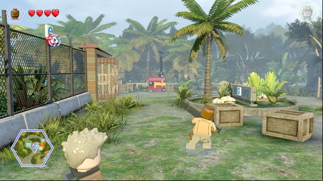 You will find the second letter in the place shown on the picture - InGen Facility | Jurassic Park III - secrets in free roam - Jurassic Park III - secrets in free roam - LEGO Jurassic World Game Guide & Walkthrough