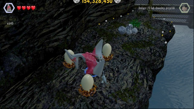 You will receive another golden brick after killing the aggressive compsognathuses in your nest - Isla Sorna Aviary | Jurassic Park III - secrets in free roam - Jurassic Park III - secrets in free roam - LEGO Jurassic World Game Guide & Walkthrough