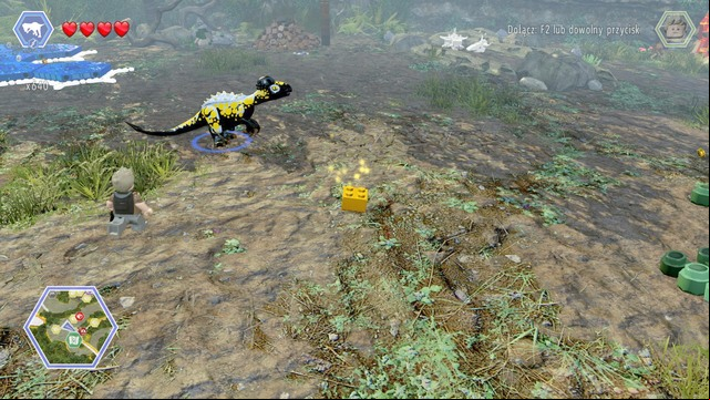 Stop invaders attack and you will obtain the first golden brick - Spinosaurus Territory | Jurassic Park III - secrets in free roam - Jurassic Park III - secrets in free roam - LEGO Jurassic World Game Guide & Walkthrough