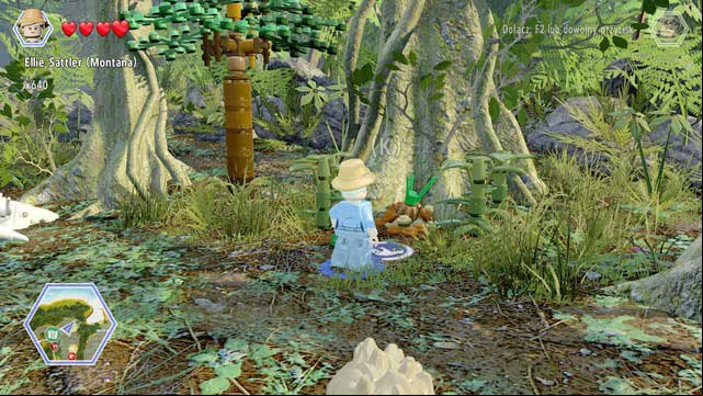Walk to the pile of ground as Ellie and water it up - Spinosaurus Territory | Jurassic Park III - secrets in free roam - Jurassic Park III - secrets in free roam - LEGO Jurassic World Game Guide & Walkthrough