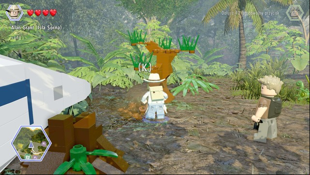 You will receive the last golden brick once you collect three dinosaurs eggs - Crash Site | Jurassic Park III - secrets in free roam - Jurassic Park III - secrets in free roam - LEGO Jurassic World Game Guide & Walkthrough