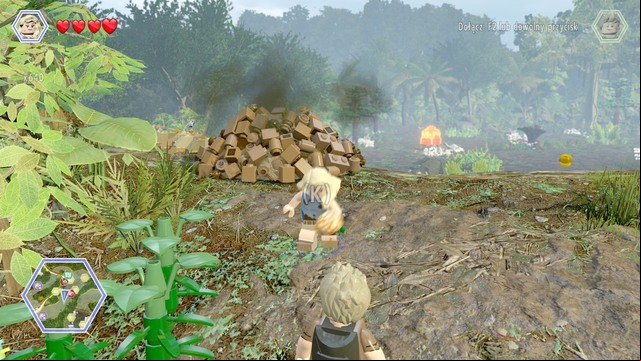 Third egg can be found in the excrements - Crash Site | Jurassic Park III - secrets in free roam - Jurassic Park III - secrets in free roam - LEGO Jurassic World Game Guide & Walkthrough