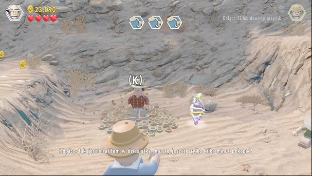 After you get to the dig site, you can choose between two characters: Alan Grant and Ellie Sattler - Prologue | Jurassic Park - walkthrough - Jurassic Park - walkthrough - LEGO Jurassic World Game Guide & Walkthrough