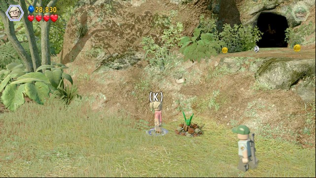 After you have collected the two items, head towards the spot shown in the screenshot - Welcome to Jurassic Park | Jurassic Park - walkthrough - Jurassic Park - walkthrough - LEGO Jurassic World Game Guide & Walkthrough