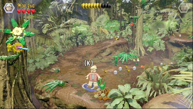 To make it possible for Robert to you, you need to water another plant, as Ellie (the screenshot) - Restoring power | Jurassic Park - walkthrough - Jurassic Park - walkthrough - LEGO Jurassic World Game Guide & Walkthrough