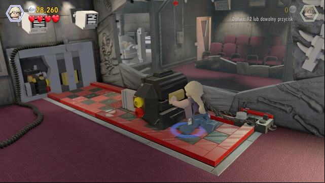 Walk over to the right, next to the door and smash the brick objects that you find there - Visitor center | Jurassic Park - walkthrough - Jurassic Park - walkthrough - LEGO Jurassic World Game Guide & Walkthrough