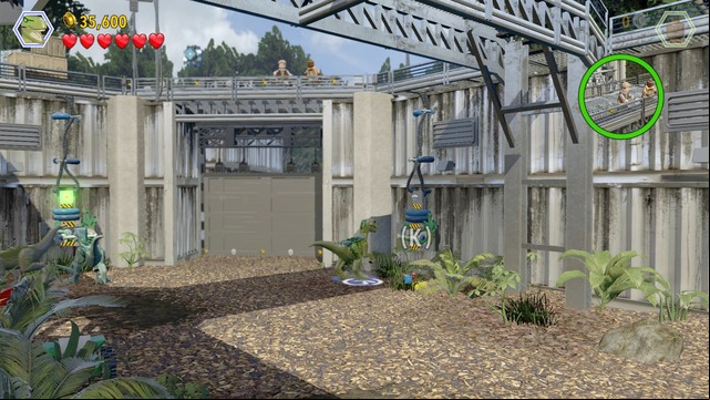 After that, you will be able to control the velociraptor - Welcome to the Jurassic World | Jurassic World - walkthrough - Jurassic World - walkthrough - LEGO Jurassic World Game Guide & Walkthrough