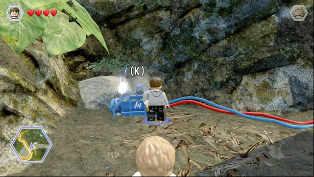 As Zach, approach the destroyed generator and fix it to open the main gate - Out of Bounds | Jurassic World - walkthrough - Jurassic World - walkthrough - LEGO Jurassic World Game Guide & Walkthrough