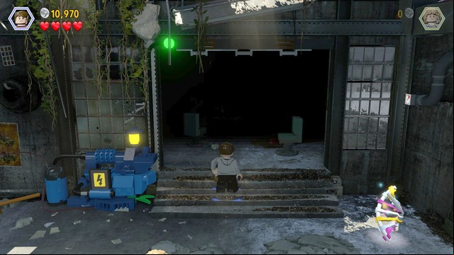 The third item, an ice cream on a stick, is in the fridge to your left - Out of Bounds | Jurassic World - walkthrough - Jurassic World - walkthrough - LEGO Jurassic World Game Guide & Walkthrough