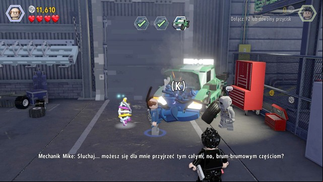 As Eddie, approach the third car and fix it, using the special ability - Isla Sorna | Jurassic Park - The Lost World - walkthrough - Jurassic Park - The Lost World - walkthrough - LEGO Jurassic World Game Guide & Walkthrough