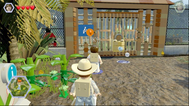 You can open the gate with a key - Breeding facility | Jurassic Park III - walkthrough - Jurassic Park III - walkthrough - LEGO Jurassic World Game Guide & Walkthrough