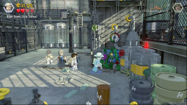 Build a trampoline and use it to jump over the fence - Breeding facility | Jurassic Park III - walkthrough - Jurassic Park III - walkthrough - LEGO Jurassic World Game Guide & Walkthrough