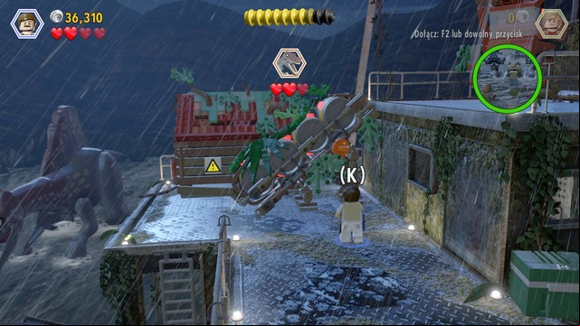 After you drive the spinosaurus away, switch to Paul and jump over to the platform - Birdcage | Jurassic Park III - walkthrough - Jurassic Park III - walkthrough - LEGO Jurassic World Game Guide & Walkthrough
