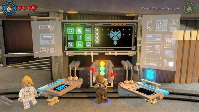 In order to activate the you must go to the right side and interact with the main computer - Rail Hydra - Walkthrough - LEGO Marvels Avengers - Game Guide and Walkthrough