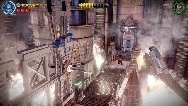 During the encounter with another enemy use Captain Americas shield to get close to the opponent and then perform few attacks in order to get rid of him - Rail Hydra - Walkthrough - LEGO Marvels Avengers - Game Guide and Walkthrough