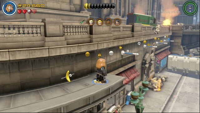 Once you destroy the blockade, walk to that place as Black Widow and scan the area - Avengers Assemble - Walkthrough - LEGO Marvels Avengers - Game Guide and Walkthrough