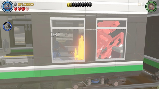 Keep going to the right during the sequence in the train - Korea Prospects - Walkthrough - LEGO Marvels Avengers - Game Guide and Walkthrough