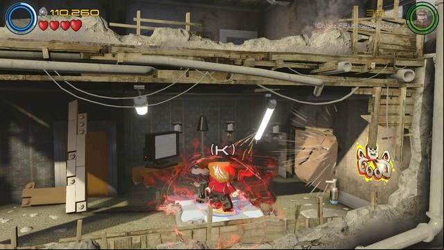 Swing on the rope and jump into the building - Rise of Ultron - Walkthrough - LEGO Marvels Avengers - Game Guide and Walkthrough
