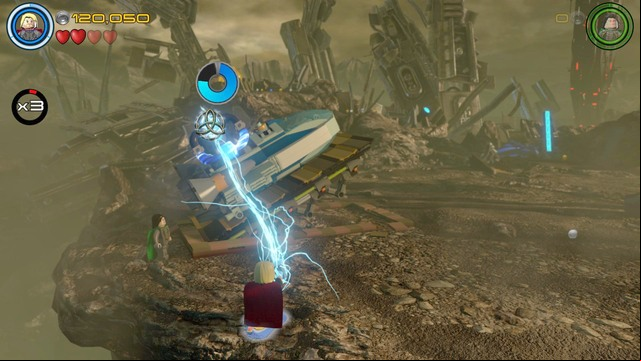 At this point a bug might occur in the game that will make it impossible for you to load the generator - Lost in the Aether - Walkthrough - LEGO Marvels Avengers - Game Guide and Walkthrough
