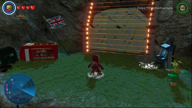 On the right side of the location you will find the place shown on the picture - Characters - Asgard - secrets - LEGO Marvels Avengers - Game Guide and Walkthrough