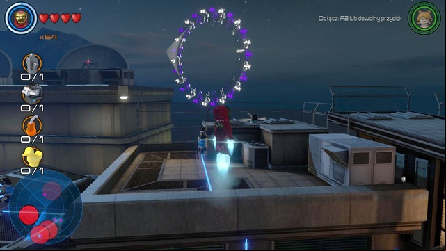 You must find four items - Side missions - S.H.I.E.L.D. Base - secrets - LEGO Marvels Avengers - Game Guide and Walkthrough