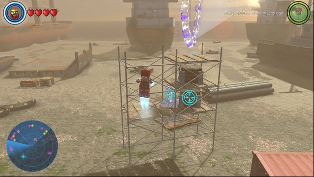 Tenth is on the scaffolding near which there is a starting line of the race - Characters - South Africa - secrets - LEGO Marvels Avengers - Game Guide and Walkthrough