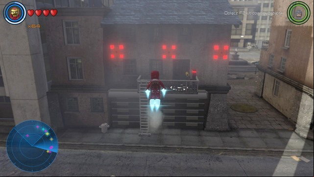 Next to the biggest building you will find a lever shown on the picture and a container that is on the roof - Characters - Sokovia - secrets - LEGO Marvels Avengers - Game Guide and Walkthrough