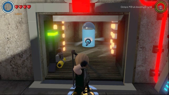 Before you walk inside, stand in front of the door and shoot as Hawkeye at the glass container - Golden bricks - Sokovia - secrets - LEGO Marvels Avengers - Game Guide and Walkthrough