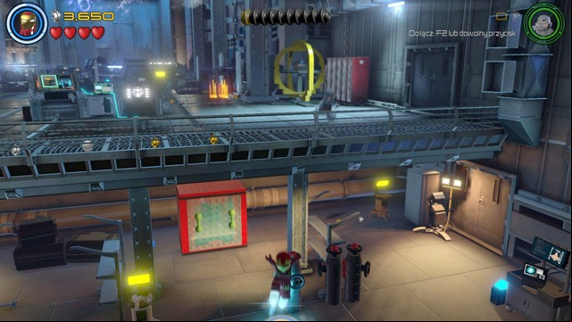 The first Minikit can be obtained just after the mission starts - Minikits - A Loki Entrance - secrets - LEGO Marvels Avengers - Game Guide and Walkthrough