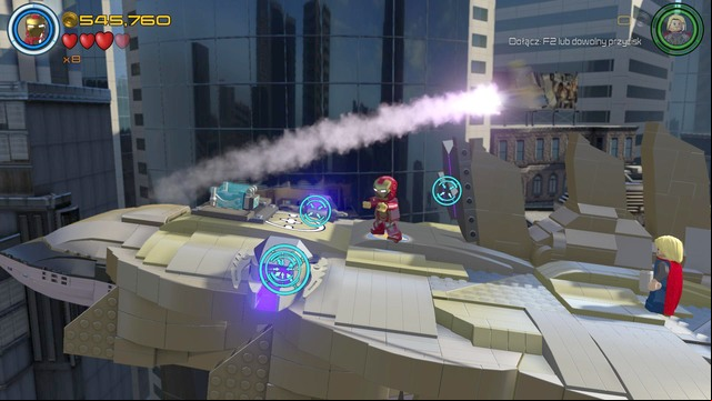 In order to obtain the first Minikit you must destroy six attachment points on the Chitauri Leviathan - Minikits - Earths Mightiest - secrets - LEGO Marvels Avengers - Game Guide and Walkthrough