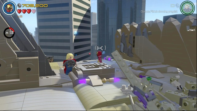Second Minikit can be found near the blockade - Minikits - Earths Mightiest - secrets - LEGO Marvels Avengers - Game Guide and Walkthrough