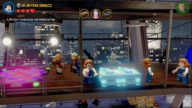 Walk towards the DF console after accepting the mission and as Ultron destroy it - Stan Lee / Red brick - No Strings On Me - secrets - LEGO Marvels Avengers - Game Guide and Walkthrough